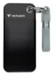 Verbatim Pocket SSD 128 GB čierna/sivá / Externý SSD / USB-C 3.2 Gen 2 / R: 1000 MB/s / W: 1000 MB/s (32432)