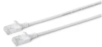 MicroConnect CAT6a U/UTP SLIM 10m biela / LSZH (V-UTP6A10W-SLIM)