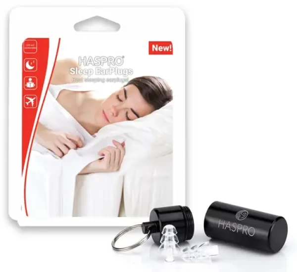 Haspro Sleep - Relax štuple do uší na spanie, 1 pár / 2 ks (HSEPUH1902)