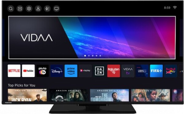 Toshiba Toshiba 43UV3463DA - 108 cm (43") Diagonalklasse UV34 Series LCD-TV mit LED-Hintergrundbeleuchtung - Smart TV - VIDAA - 4K UHD (2160p) 3840 x 2160 - HDR - Direct LED