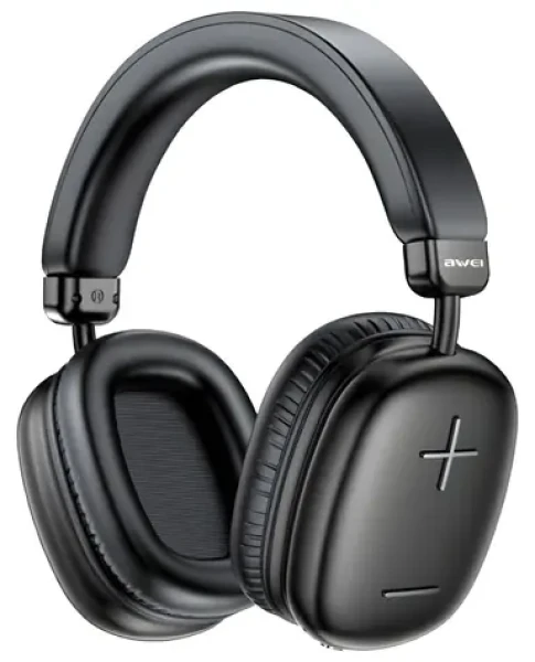 Awei AT6 čierna / Bezdrôtové slúchadlá cez hlavu / Bluetooth / Micro-SD/AUX / výdrž 18h (AT6)