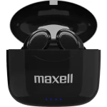 Maxell Bass Sync čierna / Bezdrôtové TWS slúchadlá / BT 5.0 / až 15 hod / Nabíjacie púzdro / USB-C