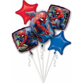Fóliový balónik 5 ks Spiderman - Amscan