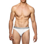Pánske nohavičky 2 pack 013 white - Atlantic Bílá S