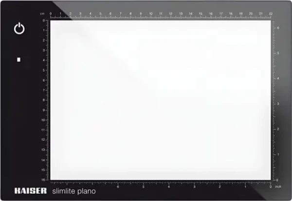Kaiser Slimlite Plano 22x16 cm / LED presvetľovacia doska / prezeranie diapozitívov a negatívov (2453)