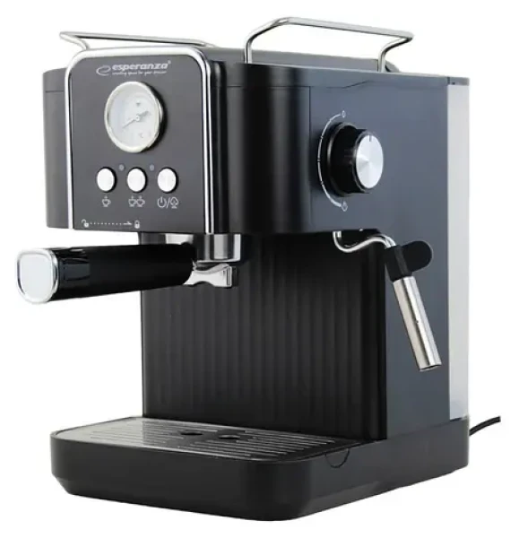 Esperanza EKC010 čierna / Espresso kávovar / 20 bar / 850 W / 1,8 l / napeňovač mlieka (EKC010)