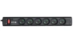 EATON Protection Strip PS6TF / prepäťová ochrana / 6 zásuviek / RJ-11 (PS6TF)