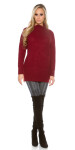 Sexy KouCla chunky knit turtleneck jumper w.Pocket Einheitsgroesse