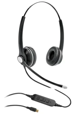Gearlab G4045 čierna / office headset / USB-C slúchadlá s mikrofónom (GLB240450)