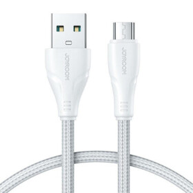 Joyroom S-UM018A11 Surpass Nabíjací kábel USB-A (M) - MicroUSB (M) 2.4A 1.2m biela (S-UM018A11 1.2m Whit)