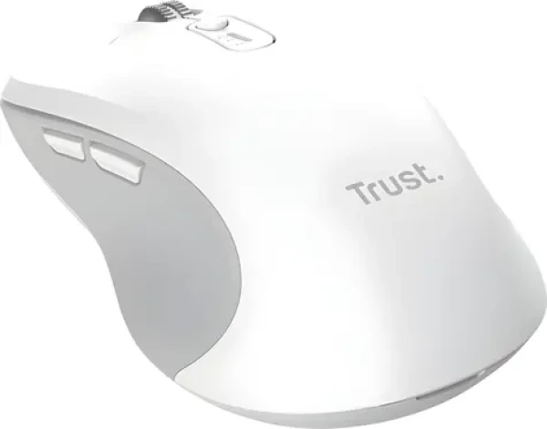 Trust Ferro Hyperwheel biela / Myš / Bezdrôtová USB + Bluetooth / 3200 DPI / 9 tlačidiel (25674)