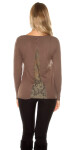 Trendy Koucla pulli LONDON with lace Einheitsgroesse