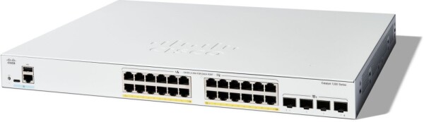 Cisco C1200-24FP-4X-RF sieciowe połączenia Zarządzany L2/L3 Gigabit Ethernet (10/100/1000) Biely