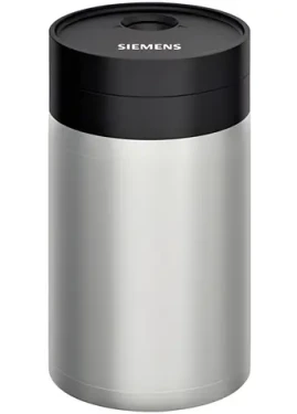 Siemens TZ80009N strieborno-čierna / Nádoba na mlieko / freshLock / 0,5 l / kov (TZ80009N)