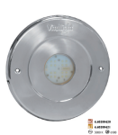 LED Svetlo Hugo Lahme - Teplá biela 3000 K; 24 V; 16 LED, Ø 146 mm, bronz - odolná voči slanej vode, pre fóliové a keramické bazény