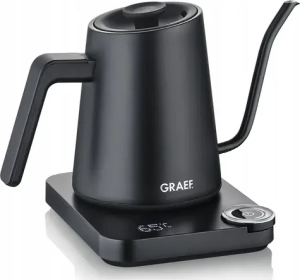 Graef GK502EU čierna / Kanvica na prekvapkávanú kávu / prelievacia hubica / 0,9 l (Z106941)