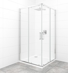Sprchovací kút štvorec 100x100 cm SAT TEX SATBKTEXQ100CRT SATBKTEXQ100CRT