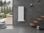 MEXEN - Boston vykurovací rebrík/radiátor 1200 x 452 mm, 611 W, biela W213-1200-452-00-20