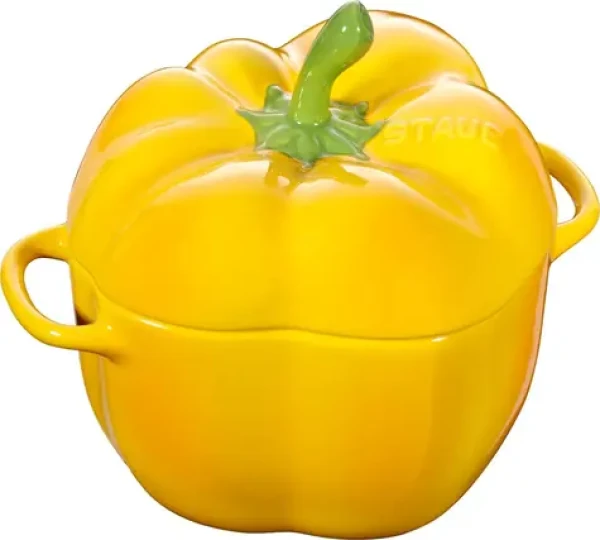 Staub Mini Cocotte Peppers 40500-324-0 žltá / Kastról s pokrievkou / 11,8 cm / 0,45 l (40500-324-0)