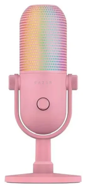 Razer Seiren V3 Chroma ružová / stolný mikrofón / kapacitný / USB-C (RZ19-05060300-R3M1)