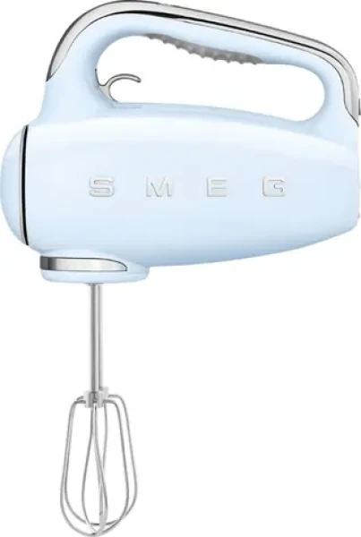 SMEG HMF01PBEU modrá / Ručný mixér / 250W / 9 rýchlostí / turbo / šľahacie amp; hnetacie nástavce (HMF01PBEU)