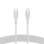 Belkin Flex CAB011bt1MWH biela / Kábel USB-C / 60 W / 1 m (CAB011BT1MWH)