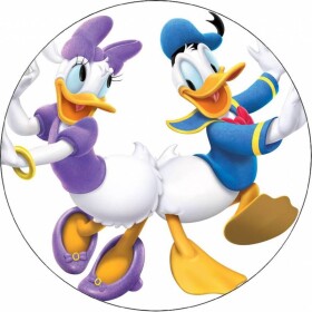Jedlý papier Kačer Donald a Daisy 19,5 cm - Pictu Hap - Pictu Hap