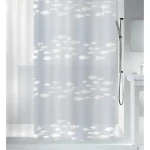 Spirella SARDAI sprchový záves motív rybičiek číry / 180 x 200 cm / PEVA