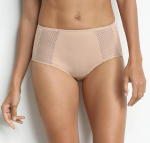 Dámske nohavičky FLAT TUMMY EFFECT MIDISLIP Drawstring Panties - BELLINDA - nude S