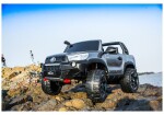 Mamido Detské elektrické autíčko Toyota Hilux 4x4 lakované čierne