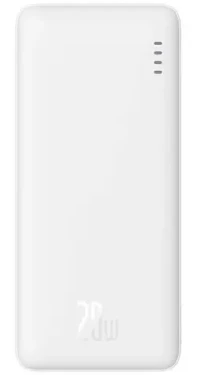 Baseus PPQD090002 Airpow 10000mAh 20W biela / Powerbanka / 1x USB-A + 1x USB-C + 1x microUSB (PPQD090002)