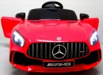 Mamido Elektrické autíčko Mercedes GTR-S, červené s mäkkými EVA kolesami a pohodlným sedadlom, licencované