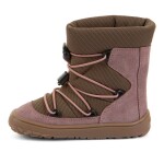 Dievčenské zimné barefoot topánky TEX TRACK WOOL Dark Pink Froddo G3160251-15 - 35