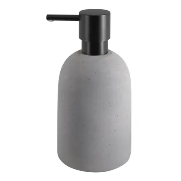 Spirella GEMMA dávkovač mydla šedý / keramika / 500 ml (7610583203199)