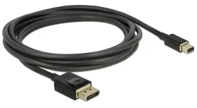 DeLock 84928 / Kábel Mini DisplayPort - DisplayPort / 2 m / 8K/60Hz / DisplayPort 1.4 (84928)