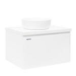 Kúpeľňová skrinka pod umývadlo Naturel Ancona 80x46 cm biela lesk ANCONA280BLD ANCONA280BLD
