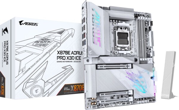 Gigabyte GIGABYTE X870E A PRO X ICE AM5 4xDDR5 4xSATA 4xM.2