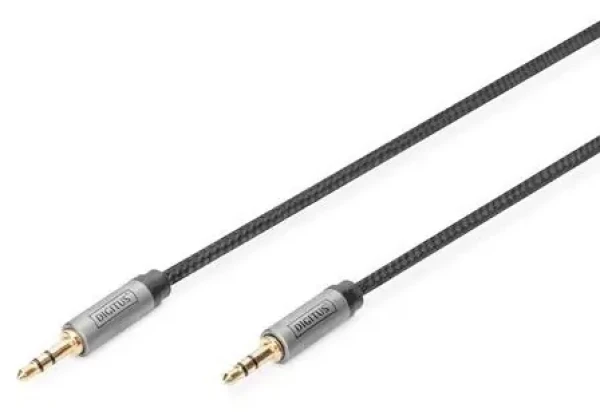 Digitus DB-510110-010-S / Audio kábel / Jack 3,5 mm / Stereo / 1 m (DB-510110-010-S)