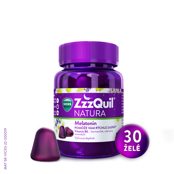 ZZZQUIL Natura želé s príchuťou lesného ovocia 30 ks