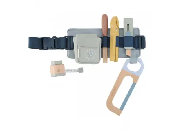 Little Dutch Opasok s dreveným náradím Blue