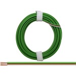 Donau Elektronik 318-5 opletenie / lanko 3 x 0.14 mm² zelená, hnedá, biela 5 m; 318-5