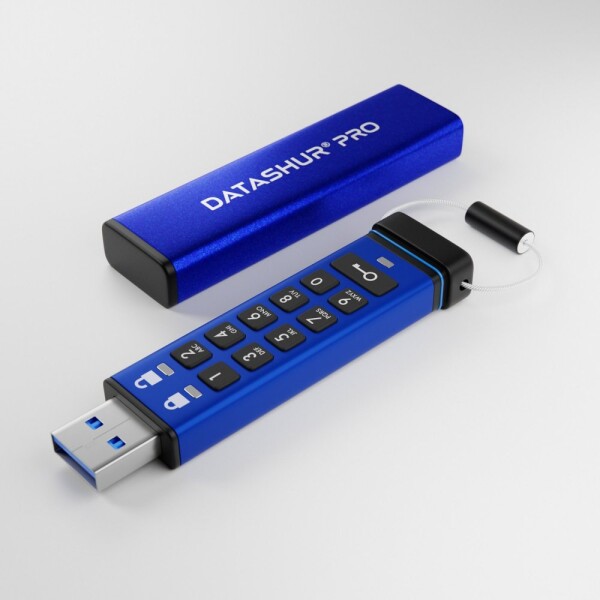 IStorage iStorage datAshur Pro USB3 256GB pamięć USB USB Typu-A 3.2 Gen 1 (3.1 Gen 1) Modrý