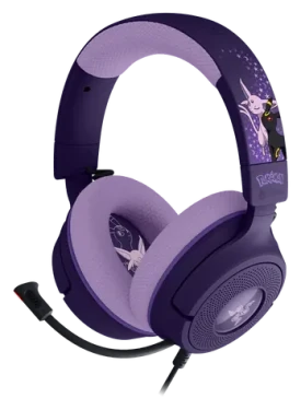Razer Kraken V4 X Pokémon Espeon/Umbreon Ed. / Herné slúchadlá / mikrofón / 7.1 / RGB / USB-A / USB-C (RZ04-05180700-RUEA)