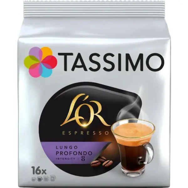 Jacobs L#39;OR Espresso Lungo Profondo Tassimo 16 ks / Kapsľová káva (8711000363737)