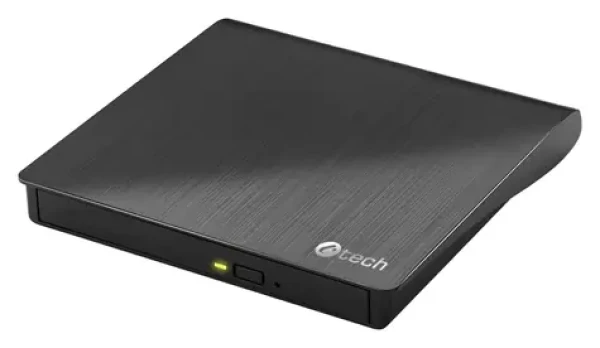 C-tech DVD-USB-AC čierna / DVD±RW napaľovačka / USB 2.0 / USB-A + USB-C (DVD-USB-AC)