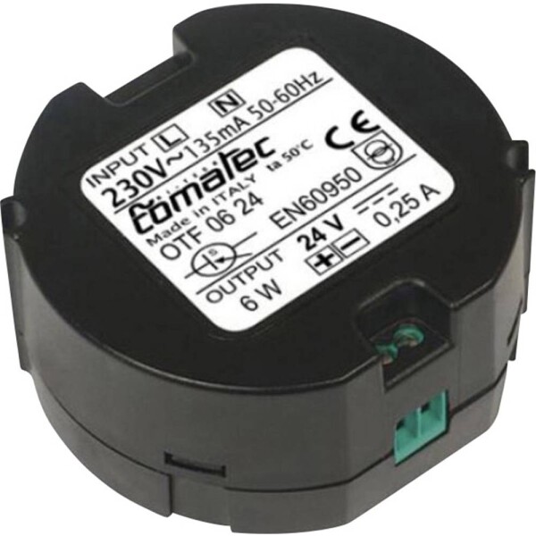 Comatec OTF/06.24RA sieťový adaptér / napájanie 24 V/DC 0.25 A 6 W; OTF/06.24RA