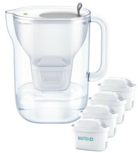 Brita Style PF XL sivá / Filtračná kanvica na vodu / 3.6 l / + 1 filter Maxtra Pure Performance (1041965)