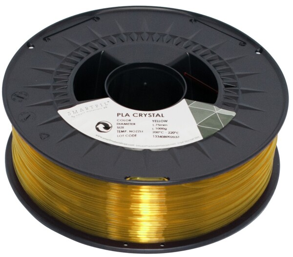 Smartfil PLA filament CRYSTAL Yellow 1,75 mm 1 kg