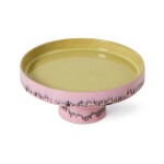 HK living Kameninová misa na podstavci 70's Ceramics Bubble