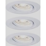 Paulmann 94293 EBL Nova mini Coin LED vstavané svetlo sada 3 ks LED 4 W biela; 94293